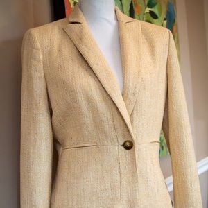 Anne Klein Straw Blazer Size 8